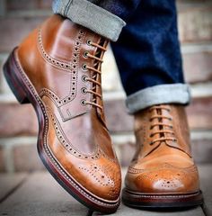 New+Two+Tone+Oxfords+Wingtip+Brogue+Ankle+High+Leather+Boot Shoe+Structure+Are+Divided+Into+Following+Parts: 1.+Baseline+rubber+sole+ 2.+100%+Leather+heel+made 3.+Best+finishing+two+tone+leather 4.+Manufacture+used+lace+up+fastening 5.+Best+lining+with+leather+on+shoes 6.+Leather+sole+is... Leather Wingtip Lace-up Shoes For Fall, Vintage Lace-up Boots With Brogue Detailing, Fall Wingtip Lace-up Shoes With Leather Sole, Fall Wingtip Lace-up Leather Shoes, Fall Leather Wingtip Lace-up Shoes, Classic High-top Lace-up Boots, Fall Leather Shoes With Brogue Detailing, Wingtip Leather Shoes With Leather Footbed, Fall Lace-up Wingtip Shoes With Leather Sole