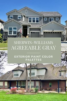 the exterior paint color scheme for shewn - williams's acreaable gray