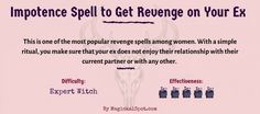 Hex An Ex Spell, Hex Your Ex Spell, Hex Ex Boyfriend Spell, Spell For Revenge, Revenge Spells For Beginners, Spell To Cause Impotence, Spell For Cheating Boyfriend, Revenge Spells For Cheaters, Impotence Spells