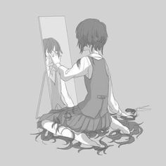 depression Anime Haircut, Pelo Anime, Who Am I, Anime Hair, Manga Pictures, How To Draw Hair