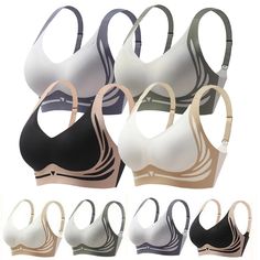 PRICES MAY VARY. 【Wireless Comfort】Our ultra push-up bra | wireless push-up bra offers wireless freedom, eliminating the discomfort and compression often associated with traditional wired bras. This design provides a seamless fit that feels natural and comfortable, making it ideal for all-day wear 【Push-Up Enhancement】This super push-up bra | wireless push-up bra features a push-up design that gently lifts and shapes your bust, the super push-up bra for women creates a more curvaceous and femini Gather Bra, Super Push Up, Bra For Women, Lounge Lingerie, Everyday Bra, Different Light, Push Up Bra, The Happy, Push Up