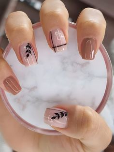 Gradient Nails, Nail Arts, Nail Accessories, Square Nails, Nude Nails