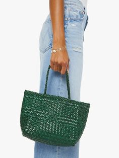 Casual Green Woven Leather Shoulder Bag, Everyday Green Shoulder Bag With Intrecciato Weave, Green Intrecciato Weave Tote Shoulder Bag, Green Satchel Bag With Intrecciato Weave, Green Woven Leather Shoulder Bag For Shopping, Green Woven Leather Bag, Green Intrecciato Weave Satchel Bag, Green Bucket Bag With Braided Handles, Green Bucket Bag With Braided Handles For Everyday