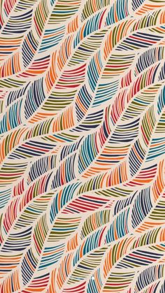 an abstract colorful pattern with wavy lines