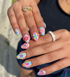 40 Best Nail Art Designs to Inspire You Cutest Summer Nails, Crazy Colorful Nails, Crazy Design Nails, Nails For Europe, Crazy Summer Nails, Freehand Nails, Bible Verses About Peace, Classy Winter Nails