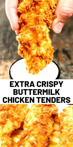 fried chicken tenders are the best way to eat them