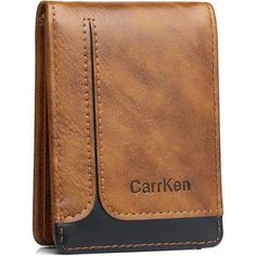 : This Minimalist Wallet Is Just The Right Size To Fit In Every Pocket, You Don't Have To Worry About Your Wallet Being Too Big Or Too Thick! The Size Of Our Wallet Is Specially Designed For The Size Of Us Dollars, So Our Wallet Size Is The Most Reasonable. :This Mens Wallet Leather Has 7 Card Slots, 2 Cash Pockets, 1zipper Pocket,And 1 Id Window, Easily Allowing You To Carry All Your Important Cards. With This Leather Wallet, You Get Rfid Protection, Plenty Of Card Slots, An Id Window, And More Casual Brown Trifold Wallet With Interior Card Slots, Modern Brown Wallets With Rfid Blocking, Casual Brown Card Holder With Coin Pocket, Casual Brown Bifold Card Holder, Modern Brown Bifold Wallet, Casual Brown Leather Card Holder, Casual Brown Card Holder, Casual Brown Card Holder With Rfid Blocking, Casual Brown Rectangular Card Holder