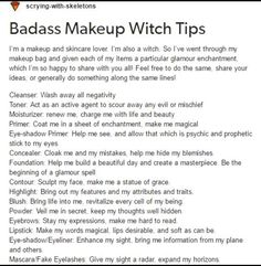 Makeup Magick Witch, Ember Eyes Aesthetic, Beauty Witch Aesthetic, Glamour Magick Makeup, Glamour Witch Tips, Beauty Witch Tips, Glamour Witch Makeup, Enchant Makeup, Glamour Magick Affirmations