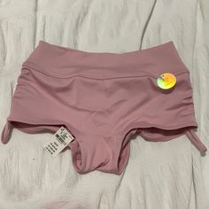 Nwt- Victoria’s Secret - Xs. Gym To Swim Short. Blush, Side Elastic Pulls Buy 3, Get 2 Free New Items Listed Weekly Offers Welcomed Pink Spandex Shorts, Pink Sweat, Pink Activewear, Black Lounge, Sports Bra Set, Cheeky Shorts, Purple Camo, Black High Waisted Shorts, Pink Workout