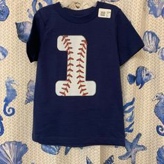 Baseball Themed First Birthday Shirt Was Too Big For My Son Never Worn Baseball Themed First Birthday, First Birthday Shirt, Themed First Birthday, Baseball Theme, First Birthday Shirts, Sports Theme, Birthday Shirt, My Son, First Birthday