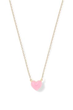 td {border: 1px solid #ccc;}br {mso-data-placement:same-cell;} Show your love with this 14K Yellow Gold Heart Necklace. It comes on an Alison Lou 14K Yellow Gold 16" Chain with an extension to 18". Customize it by choosing your enamel color from our selection below. We love it worn as a set with our Heart Bracelet. Please allow 15 business days for production. 14K Yellow Gold, Made in New York City Pink Enamel Necklace For Valentine's Day, Trendy Pink Enamel Jewelry, Pink Enamel Dainty Jewelry, Pink Enamel Heart Pendant Jewelry, Glossy Enamel Jewelry Gift, Pink And Gold Necklace, Yellow Gold Heart Necklace, Alison Lou, Stitch Fix Stylist