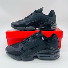 Brand New In Original Box Modern Black Running Shoes With Air Cushioning, Jordan 1 Mid Red, Nike Air Vapormax 2019, Nike Air Force 1s, Nike Sb Zoom, Nike Vapormax, Shoes Nike Air, Limited Edition Shoes, Nike Metcon