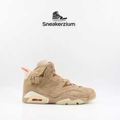 Outdoor Lace-up Jordan Shoes, Casual Jordan Shoes For Outdoor, Air Jordan 6 Retro, Nike Air Jordan 6, British Khaki, Jordan 6 Retro, Air Jordan 6, Jordan 6, Travis Scott