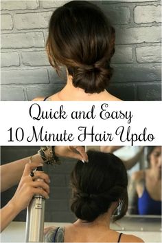 Updo Casual, Easy Chignon, Easy Formal Hairstyles, Easy Updos For Medium Hair, Hair Updos Tutorials, Formal Hairstyles For Long Hair, Simple Updo, Updo Tutorial, Guest Hair