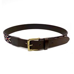 Stick & Ball Cinta Pampa Polo Belt featuring vegetable tanned leather Luxury Clutch, Riding Breeches, Two Hearts, Brass Buckle, Small Leather Goods, Vegetable Tanned Leather, Leather Accessories, Tri Color, Timeless Classic