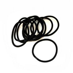 Set of 12 quality black hair elastics. Very resistant and very elastic in use. Does not break hair, without metal parts. Diameter: approximately 5.5cm Hair Ties Aesthetic, Hair Utensils, Hogwarts Bag, Hair Tye, Black Hair Elastics, Black Hair Ties, Black Hair Tie, Skate Bag, Black Hair Band