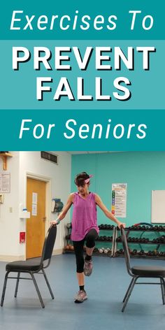 Fall Prevention Exercises, Exercises For Seniors, Fall Fitness, Strength Exercises, Yoga For Seniors, Chair Exercises, Senior Health, Strengthening Exercises