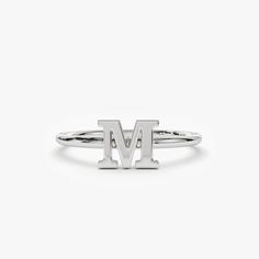 Item Details

Gold Kt: 14K Solid Gold
Width of Band: 1.2MM
Size of Letter: 5mm


Show off your personalized style in our gold initial ring. The ring features a solid gold design available in any letter of your choice. Dainty and chic, this gold letter ring can be worn to represent the one you love or as a fashion piece that's all about you. Gold Initial Ring, Measure Ring Size, Letter Ring, Gold Letter, Local Jewelry, Initial Ring, Gold Initial, Gold Letters, Initial Letter