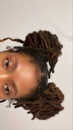 Loc Hairstyles Aesthetic, Loc Inspiration, Short Locs Hairstyles, Faux Locs Hairstyles, Dreads Styles, Hair Locks, Dreadlock Hairstyles