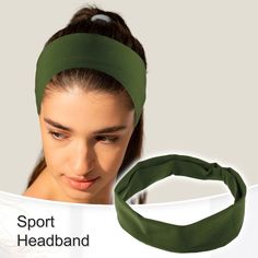 Item Function: 1. Made with soft, breathable fabric for optimal air flow, the head band for men and women won't hinder workouts while they mop 'em up. No Sweat. 2. Wash and dry your sweat bands without worrying about them shrinking or losing their color. Made with good material, the headband for men and women fits a wide range of head sizes comfortably while staying in place. 3. Built to last, the hair bands can take a licking while wicking up your perspiration. 4. Makes a good holiday gift. 5. Breathable Headband For Sports Events, Casual Green Sweat-resistant Sports Bra, Athleisure Green Sports Bra With Built-in Padding, Sporty Gym Headband With Sweatband, Green Athleisure Sports Bra, Sweat Resistant, Sporty Sweatband Headband For Gym, Breathable Sports Headband, Adjustable Green Casual Headband, Adjustable Breathable Sports Headband