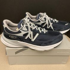 New! Mens New Balance 990v6 Made In Usa Navy Running/Walking Shoes. Size 10.5d. Display. Tried On. Awesome Shoes!!! Mens New Balance, Usa Navy, New Balance Blue, Awesome Shoes, New Balance Shoes, Walking Shoes, Nice Shoes, New Balance, Made In Usa