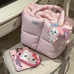 The Ballerina, Girly Bags, What In My Bag, Pink Girly Things, Kawaii Room, Hello Kitty Items, Bags Aesthetic, Pretty Bags