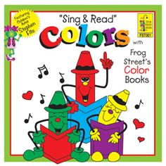 the children's coloring book is colorful and has an image of two cartoon characters