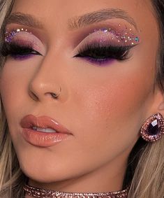 Dramatic Glam Makeup, Euphoria Aesthetic Makeup, Eye Makeup Euphoria, Dramatic Eyeshadow, Makeup Barbie, Makeup Euphoria, Cute Eye Makeup