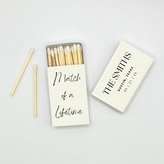 matches and matchesticks on a white surface