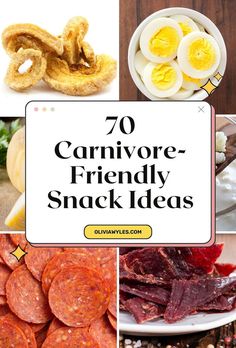 70 CARNIVORE SNACK IDEAS THAT’LL ADD MORE VARIETY TO YOUR LIFE	70 Carnivore-Friendly Snack Ideas Snack Recipes Sweet, Diet Snack Ideas, Snack Recipes Easy, Snack Bites