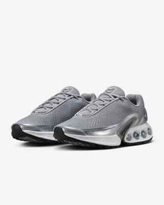 ad eBay - Nike WMNS Air Max DN "Metallic Silver" HJ9638-001 Women's Sneakers New [US 5-9] - Buy Now, click the link (eBay) Silver Running Shoes With Perforations For Streetwear, Gray Air Max Cushioned Sneakers For Gym, Gray Gym Sneakers With Air Max Cushioning, Modern Fade-resistant Running Shoes For Jogging, Nike Metallic Sneakers For Streetwear, Modern Fade-resistant Running Shoes For Streetwear, Modern Fade-resistant Sneakers For Jogging, Silver Running Shoes With Perforations For Light Sports, Modern Low-top Fade-resistant Sneakers