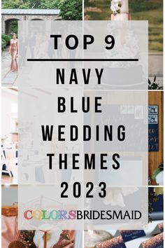 navy blue wedding themes for the bride and groom to be featured in this postcard