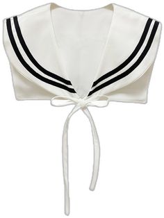 White Sailor Top For Summer, White Sailor Collar Top For Summer, Fitted Tops With Sailor Collar For Spring, Sailor Costume, Collar Necklaces, Fake Collar, Sailor Collar, Scarf For Women, Kids Luggage