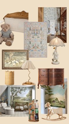 Baby nursery Vintage Baby Rooms, Vintage Boys Room, Baby Room Themes, Toddler Girl Room, Girl Nursery Room, Baby Room Inspiration, Dream Nurseries, Nursery Room Inspiration, Girl’s Room