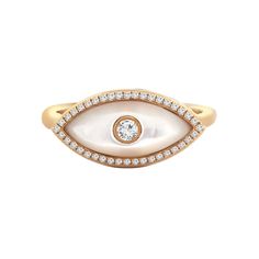 Eye Shaped Diamond Ladies Ring 14k Yellow Gold. Please contact us if you have any additional questions regarding this or other terms. You can also choose if you want in other colors (White Gold, Yellow Gold or Rose Gold). We specialize in customized jewelry.  Send us any design that you'd like to have, and we will make it happen for you! For more information and for sample works, follow us on our Instagram Account: @gavelli_jewelers_ and our website: www.gavellijewelers.com This is the perfect g Customized Jewelry, Ladies Ring, Day Wedding, Perfect Gift For Mom, Eye Shapes, Make It Happen, Gold Yellow, Mother Day Gifts, Rings Statement