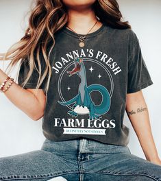 Disney Joanna Rescuers Down Under Shirt, Joanna's Fresh Farm Eggs Shirt, Magic Kingdom, Walt Disney World, Disneyland Family Matching Shirts - Etsy Farm Eggs