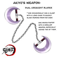 akiyo’s weapon Moon Scythe, Cool Scythe Designs, Ninja Gear, Creepy Cute Fashion, Pretty Knives, Magic Design, Drawing Anime Clothes