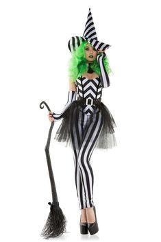 #fashion, #style, #outfitinspiration, #beauty White Witch Costume, Witches Costumes For Women, Beetlejuice Costume, Witch Party, Witch Costumes, Adornos Halloween, Witch Halloween Costume, Scary Costumes, Witch Costume