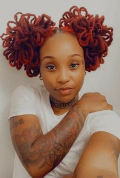 Womens Loc Hairstyles, Flower Locs Style, Black Women Dreads Styles, Curly Dreads Dreadlocks Black Women, Women Dreads Black Hairstyles, Loc Hair Styles For Black Women, Loc Styles With Bangs, Creative Loc Styles, Formal Loc Styles Black Women