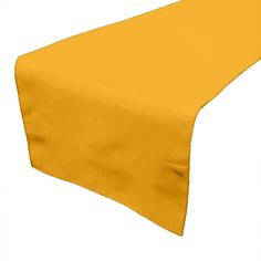 an image of a yellow table cloth on a white background with clipping for text