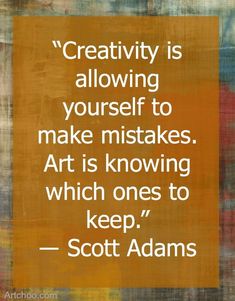 a quote from scott adams on creativity