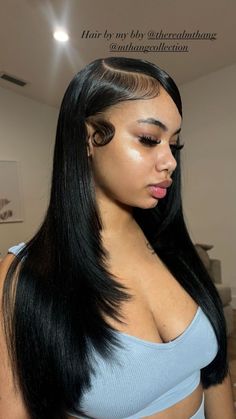 Dope Hairstyles Natural Hair, Awesome Halloween Makeup, Icy Girl, Halloween Makeup Ideas, Weave Styles, Flat Iron Hair Styles, Slick Hairstyles