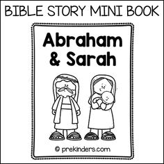 the bible story mini book abraham and sarah