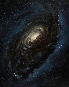 an image of a spiral galaxy in the night sky