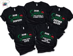 Custom Dear Santa Shirts, Christmas Family Pajamas Shirts, Christmas Dear Santa Family 2024 Shirts, Christmas Family Shirt, Christmas T-Shirt, Family Shirt 2024, Dear santa group shirts, Custom XMas Shirt, Christmas Christmas Crewneck, Xmas Pajamas shirts * High quality and super soft, comfortable shirt. Made with top-of-the-line vinyl and pressed with a professional grade heat press. * Please check all color and size charts before place the order. Since all shirts are custom made based on your Dear Santa Shirts, Dear Santa Funny, Christmas Quote Shirts, Christmas Dear, Christmas Puns, Funny Holiday Shirts, Xmas Pajamas, Quotes Shirt, Funny Santa Claus