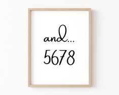 a black and white print with the words and,'588'in cursive font