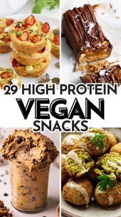 vegan snacks that are high protein and low carbohydrates to eat