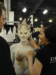 IMATS LA 2011 demo at Cinema Makeup School booth Movie Makeup, Special Makeup, Special Fx Makeup, Theatrical Makeup, Makeup School, Face Chart