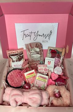 A self-care box perfect as a gift for friends, family or just as a present to yourself! Comes in two different sizes, our mini box and our regular box. Regular Box includes:   - Grace & Stella under Eye Patches  - Vaseline rosy lip therapy   - Purifying pink clay mask  - Fruitella chewy sweetsx2  - Lindor chocolates x2  - Twinings Balance Tea bag  - Twinings Glow Tea bag  - Gua sha and roller  - A pocket hug frog  - Pink face sponge  - Pink scrunchie  - Inspirational stickers x2  - Handmade soap Gua Sha And Roller, Birthday Spa Day, Spa Day Gift, Vaseline Rosy Lips, Goodie Basket, Spa Day Gifts, Pink Scrunchie, Face Sponge, Pink Clay Mask