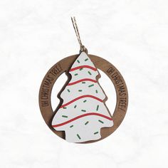 Little Debbie Christmas Ornament Debbie Cakes, Little Debbie Christmas Tree Cakes, Little Debbie Christmas Tree, Christmas Tree Cakes, Little Debbie, Bullet Journal Paper, Oh Christmas Tree, Diy Christmas Tree Ornaments, Laser Engraved Ideas